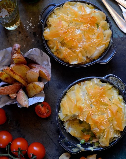 Chicken pot pies