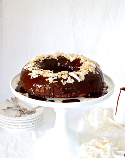 Marbled banana bread Bundt