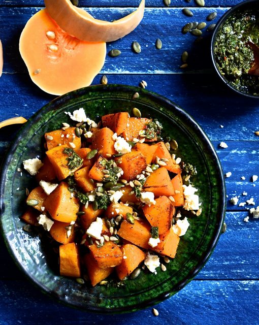 Roast butternut salad