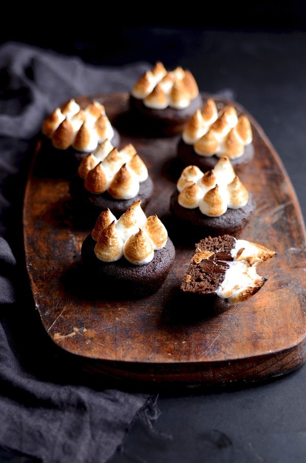 Gluten-free black bean brownie S'mores