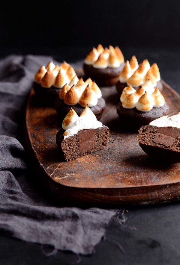 Gluten-free black bean brownie S'mores