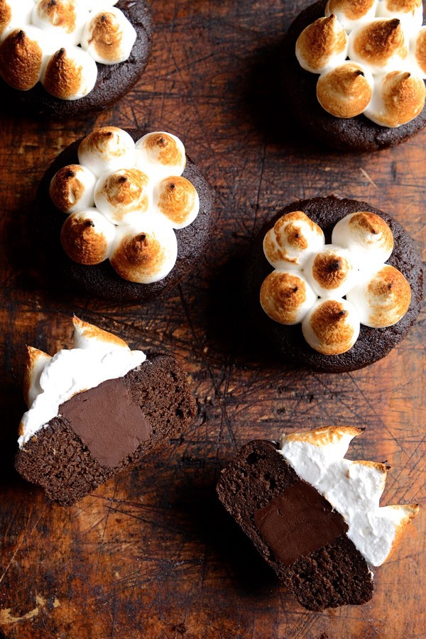 Gluten-free black bean brownie S'mores