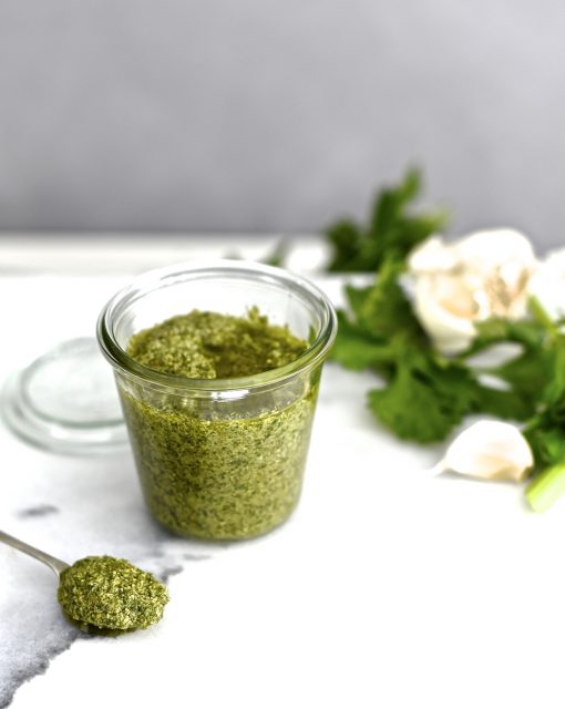 Detox Celery Leaf Pesto