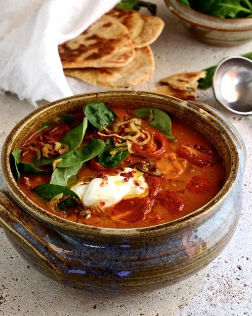 Spiced lentil and vegetable soup