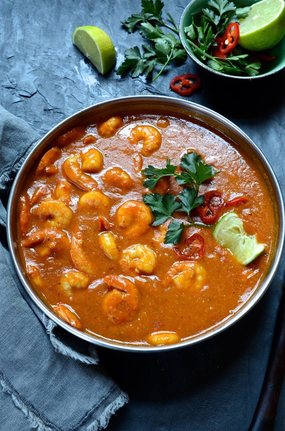 Prawn and coconut cream curry