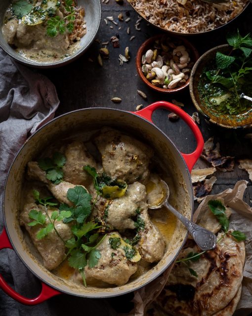 Coconut and pistachio chicken Korma