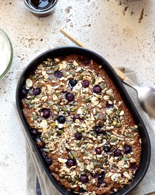 Baked Blueberry oatmeal