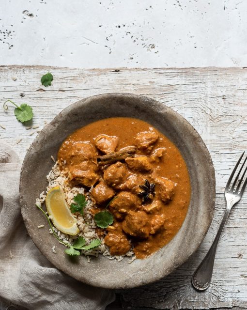 Healthy butter chicken curry