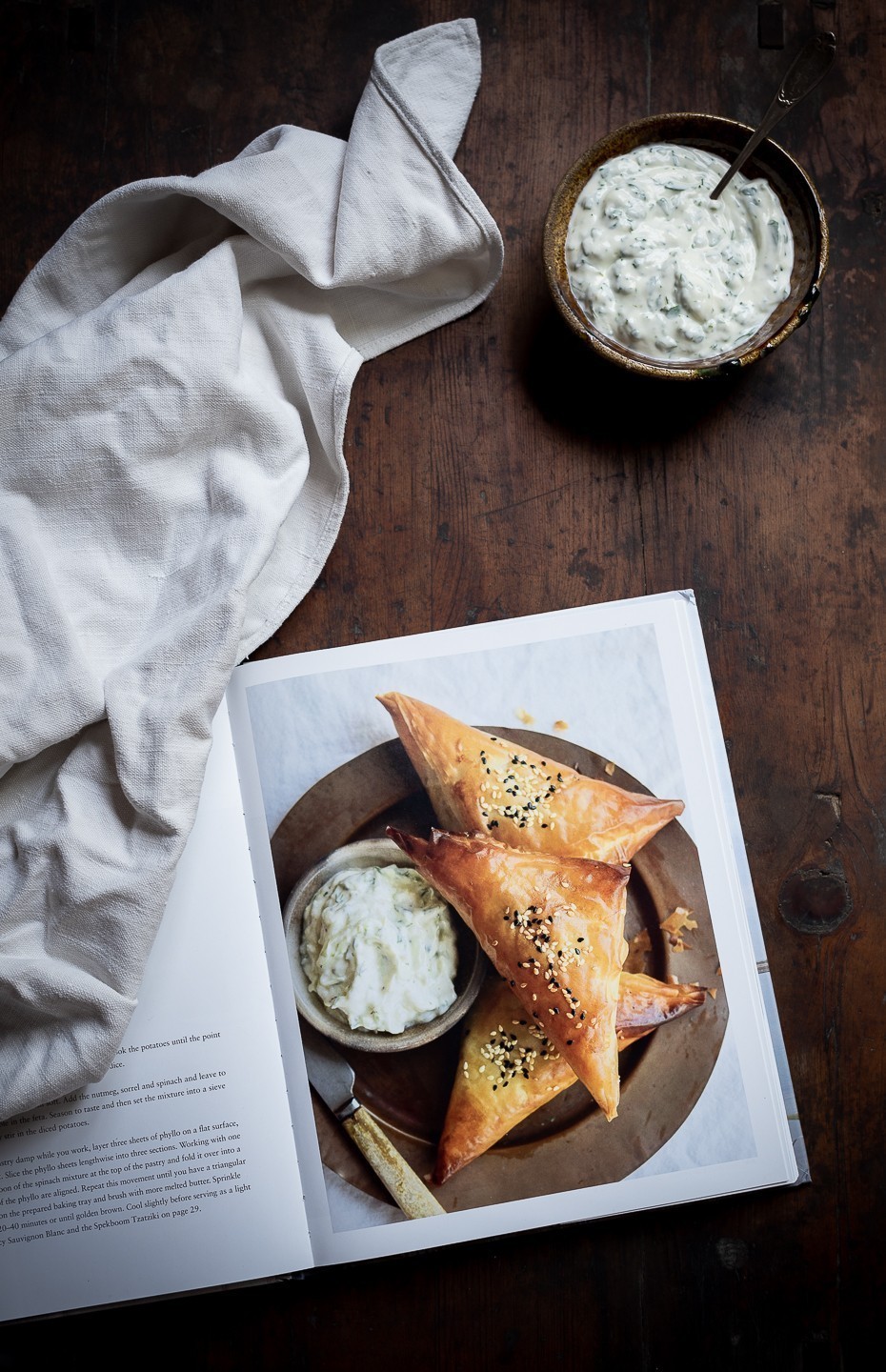 Spinach and leek spanakopita