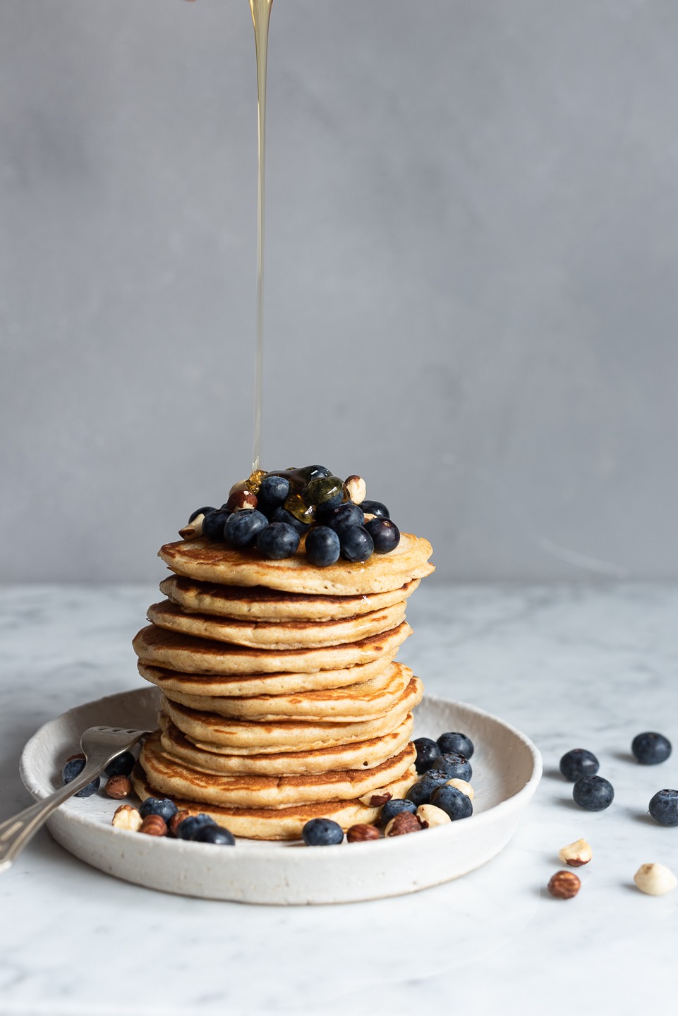 Buckwheat and buttermilk pancakes