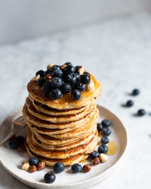 Buckwheat and buttermilk pancakes