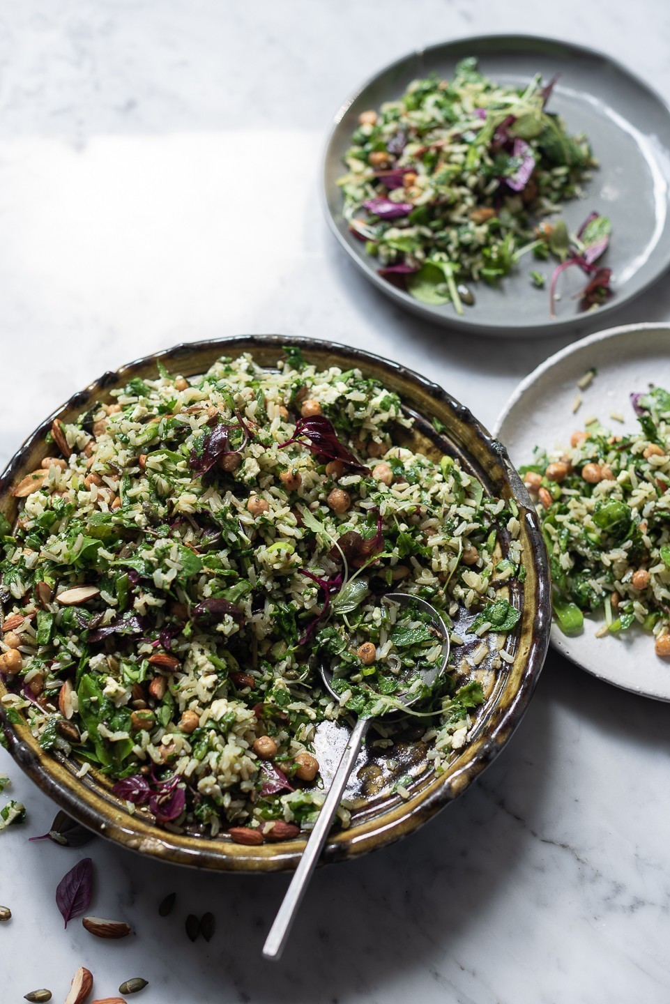 Life changing wild rice salad