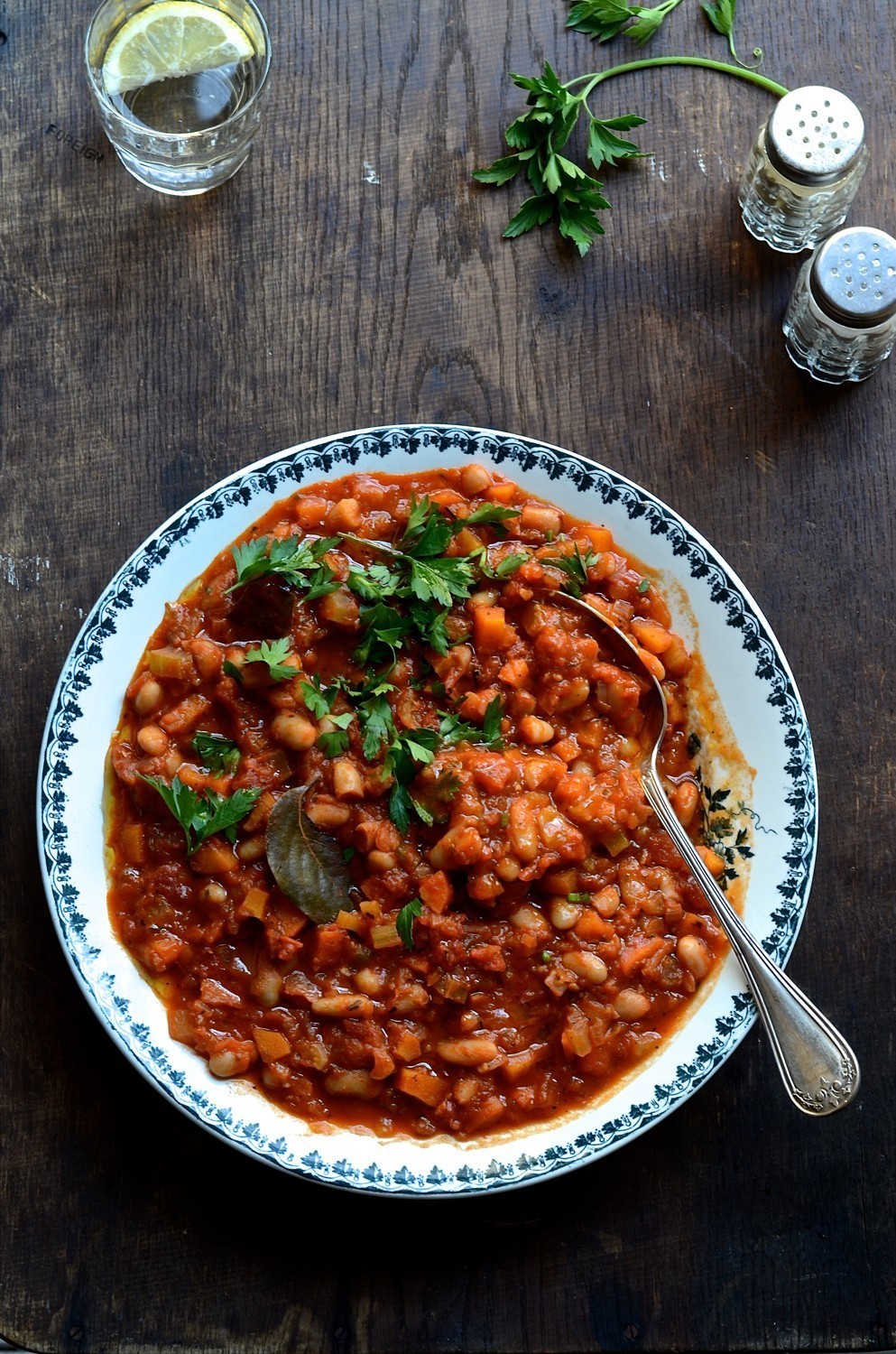 Cannellini bean stew