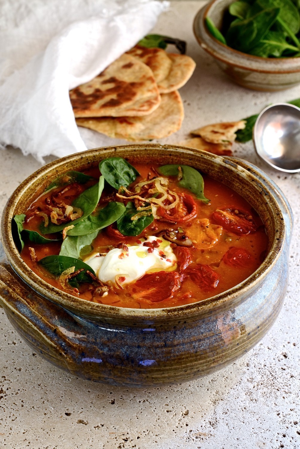 Spiced lentil and vegetable soup