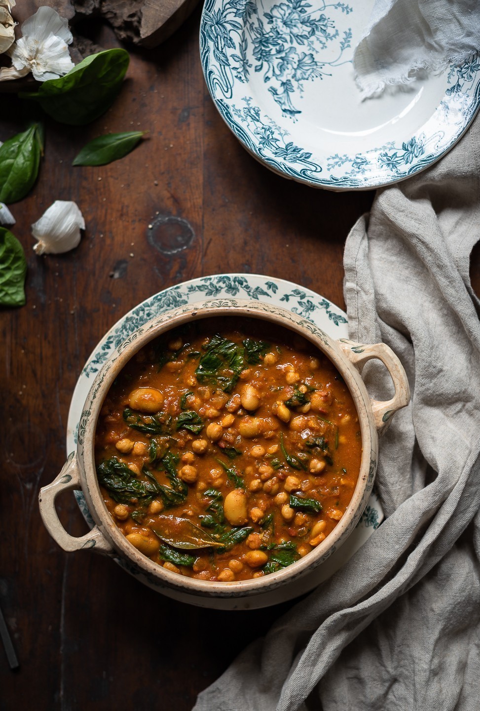 Ginger and turmeric chickpea stew