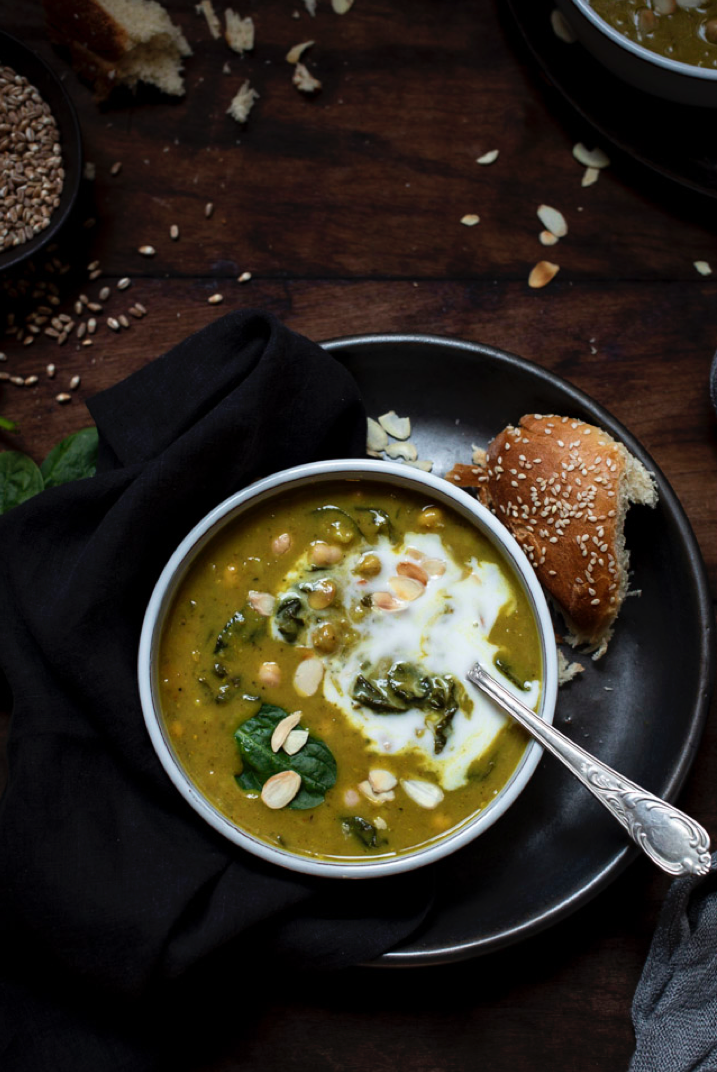 Tunisian chickpea soup