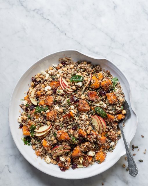 Chickpea and Quinoa Butternut salad