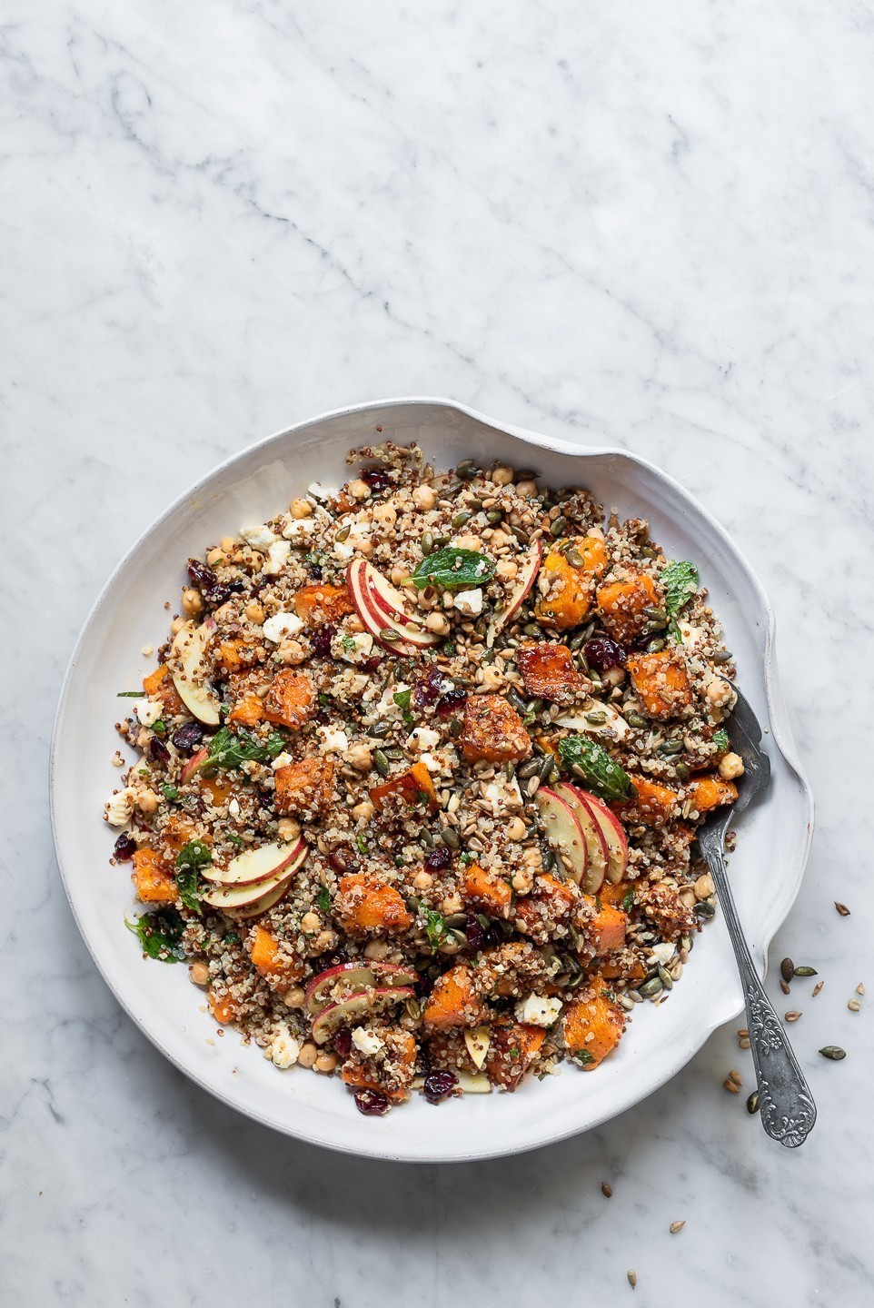 Chickpea and Quinoa Butternut salad