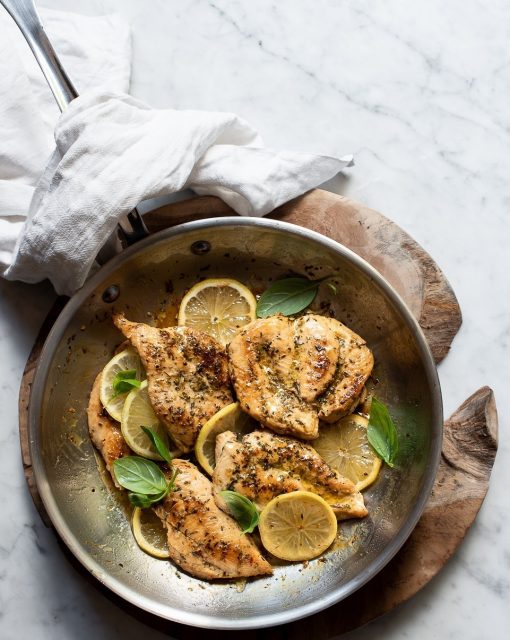 Quick Lemon and herb chicken