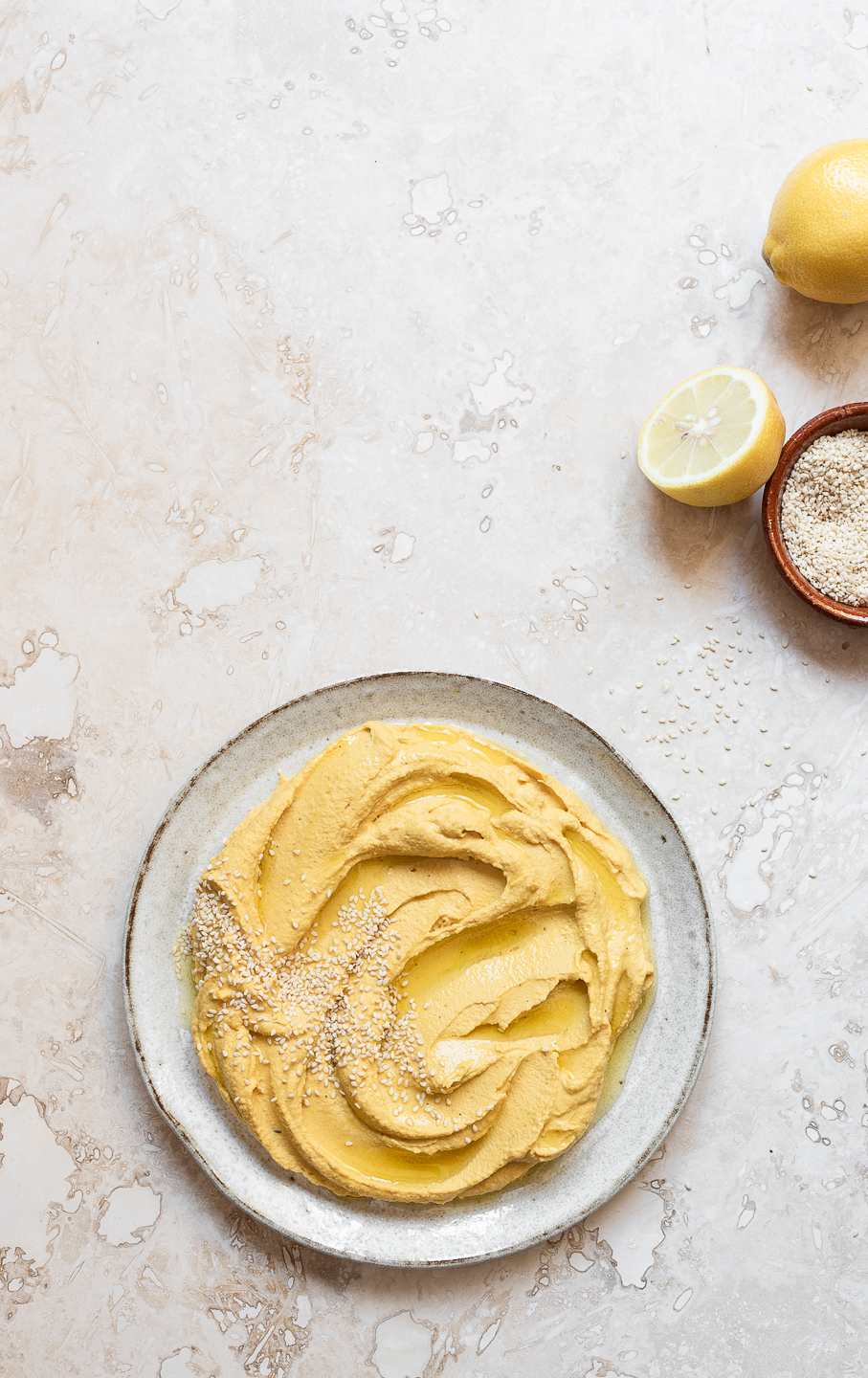 Smooth Roasted carrot hummus