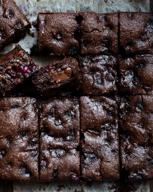 Bibby's Kitchen Blueberry Brownies