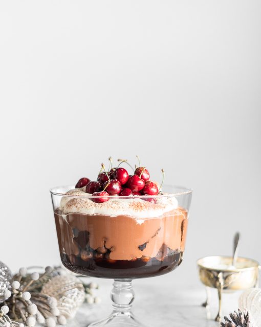 Black Forest Chocolate Mousse Trifle