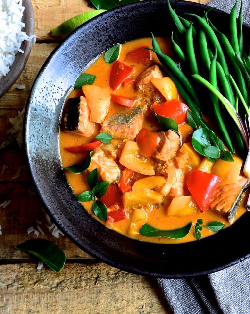 Red Thai Salmon Curry