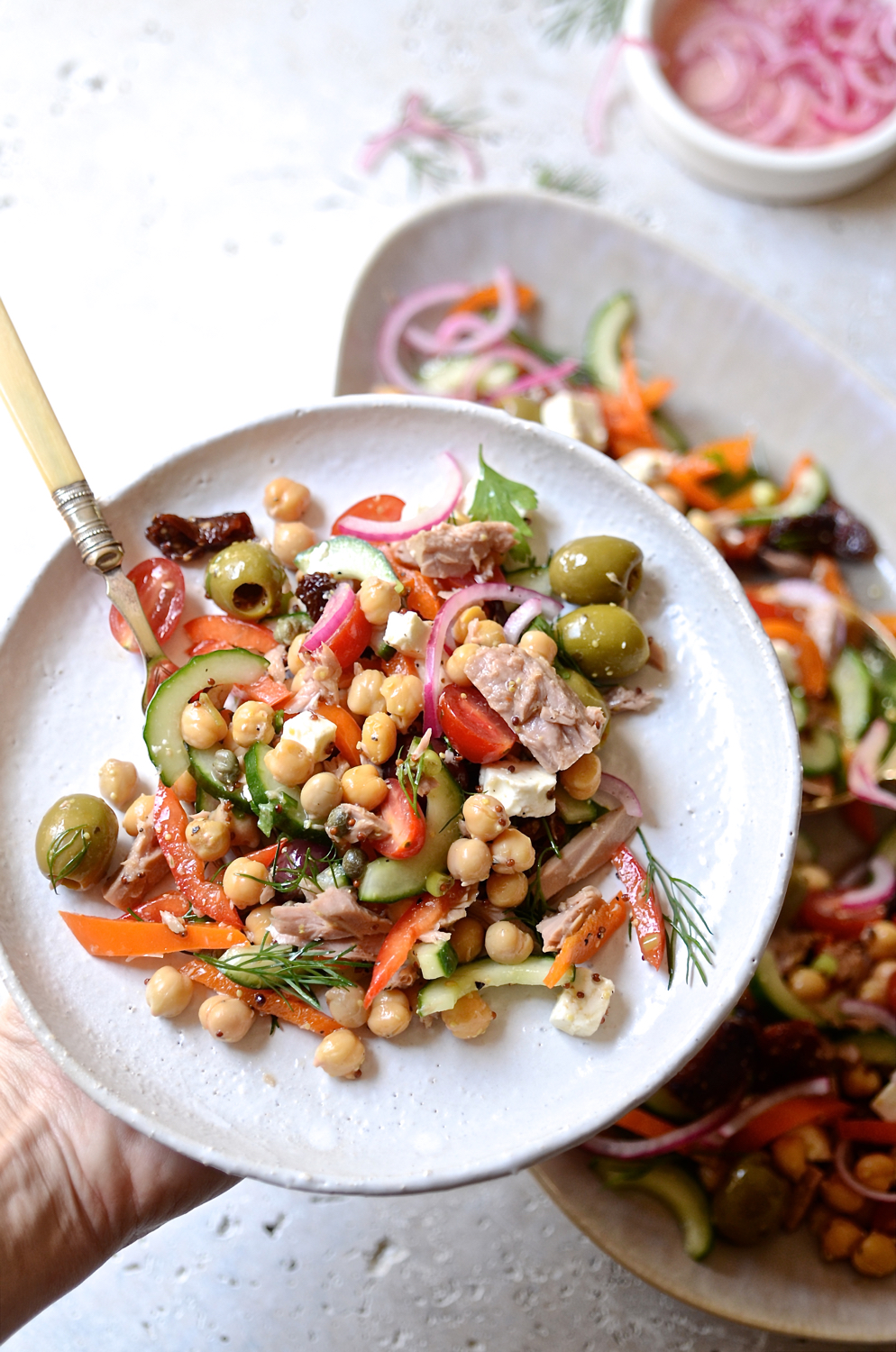 Mediterannean tuna salad