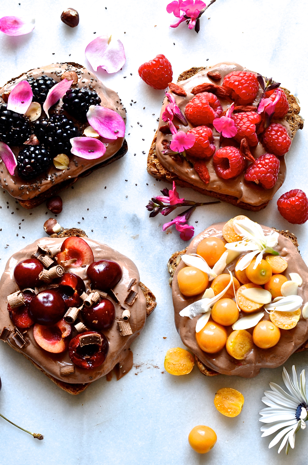 Toppings for toast