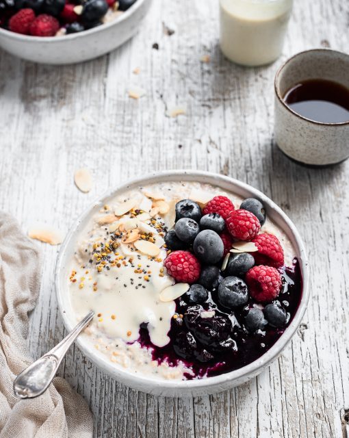 Creamy Overnight Bircher Muesli