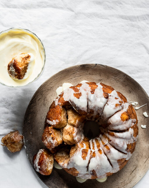 Monkey Bread with Milk Tart Mousse