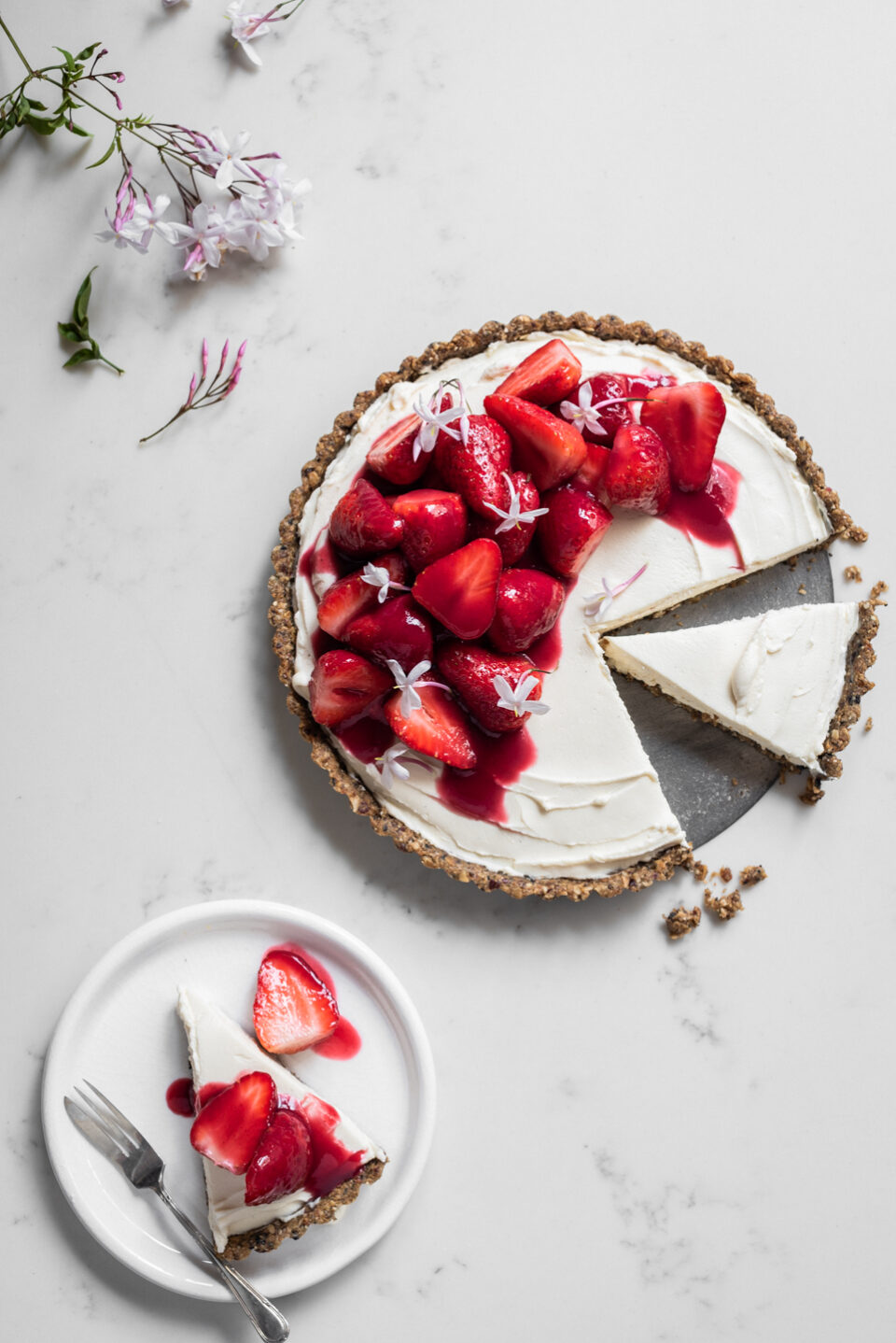 Labneh breakfast cheesecake